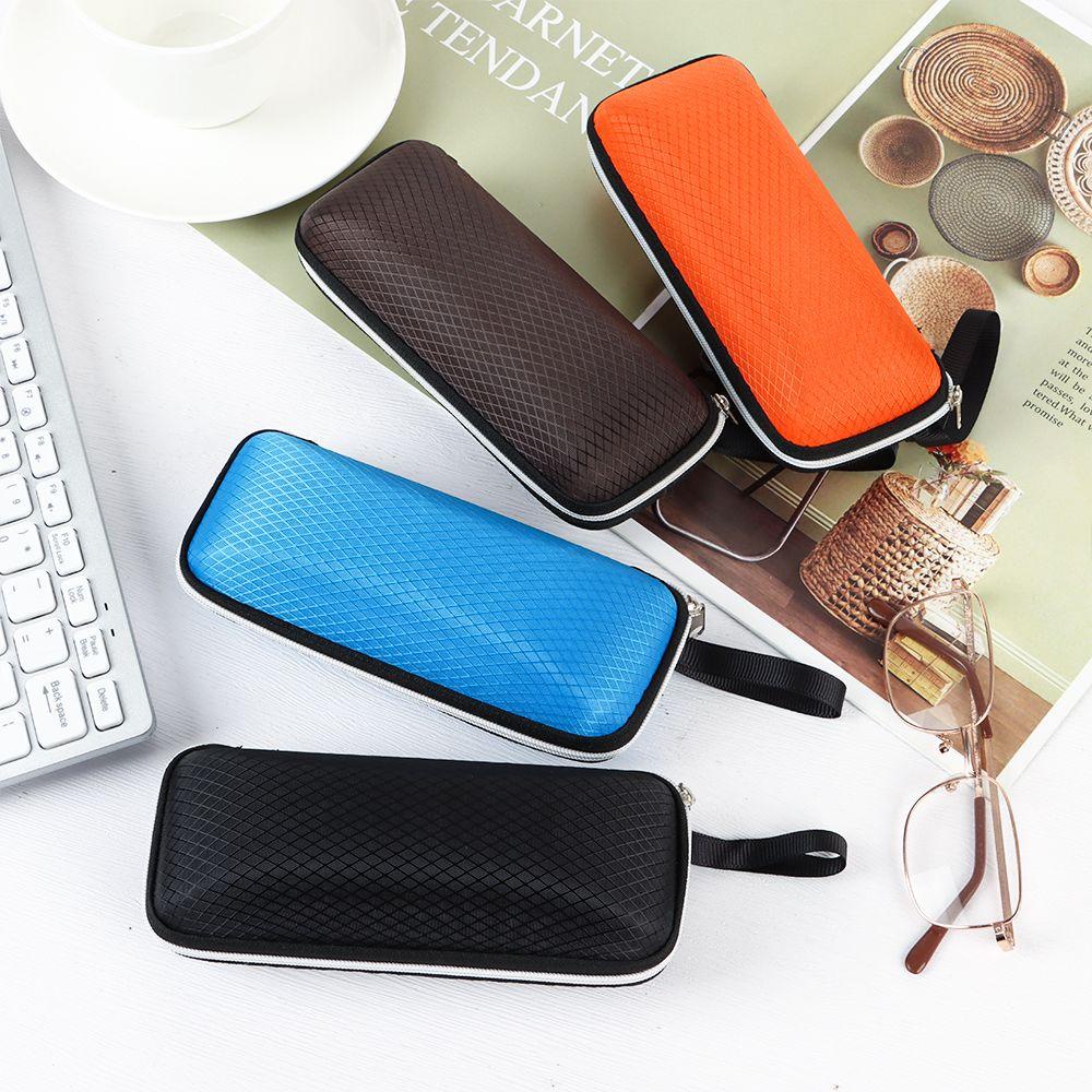 Hộp Đựng Mắt Kính Có Khóa Kéo Thời Trang Giá Đỡ