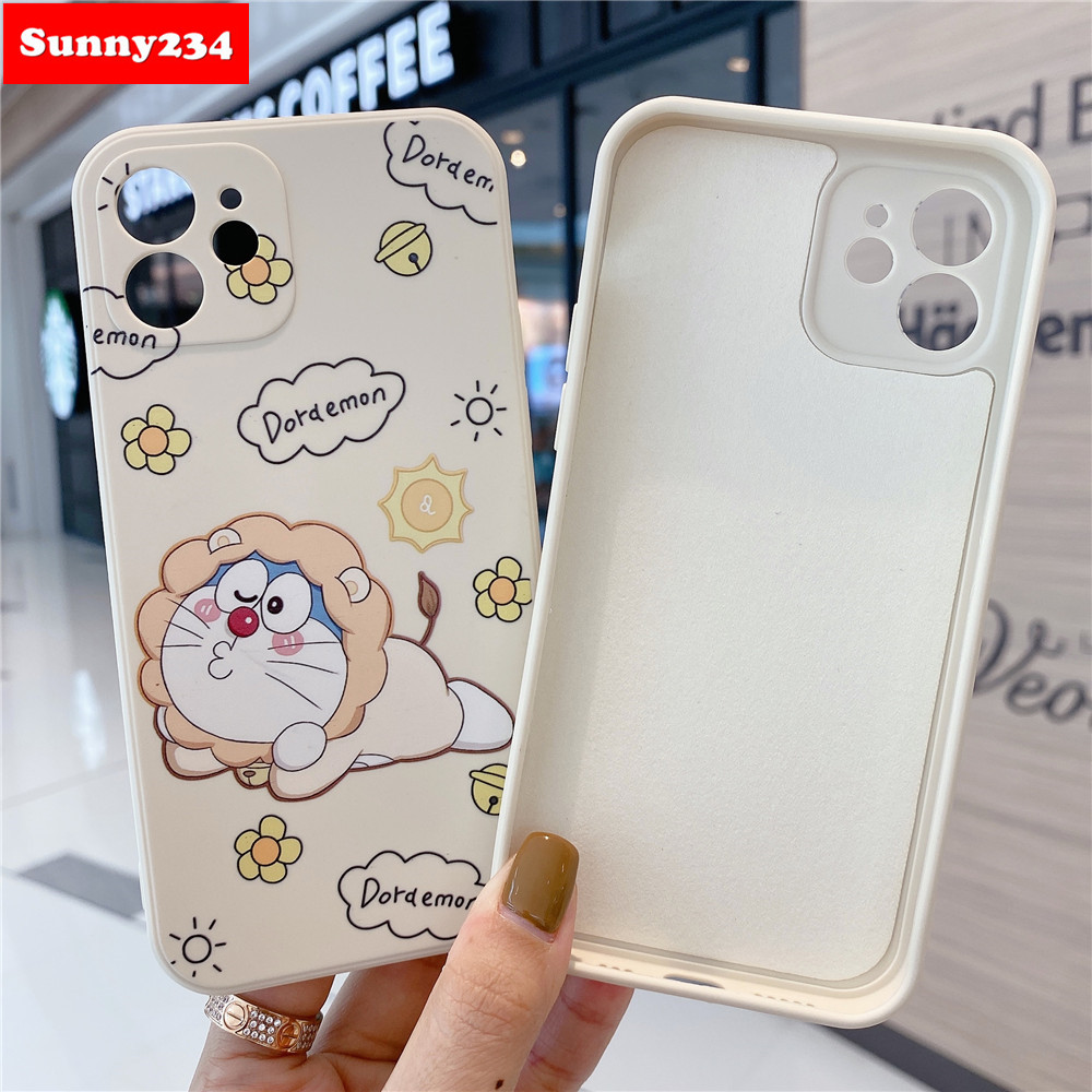 Ốp Lưng Silicone Mềm Hình Doraemon Cho Oppo A15 A15S A52 A92 A53 A32 A5 A9 A31 2020 A12 A5S A7 A3S A83 A57 A39 F1S F9 F11 Reno 3 A91 F15 A93 A72