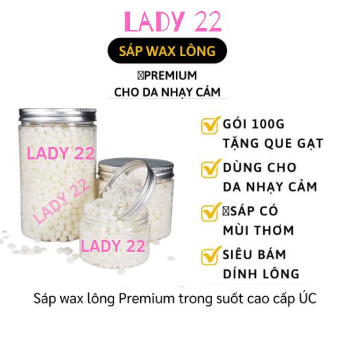 Sáp Wax Lông Nóng Cao Cấp 450gr Siêu Bám Dính