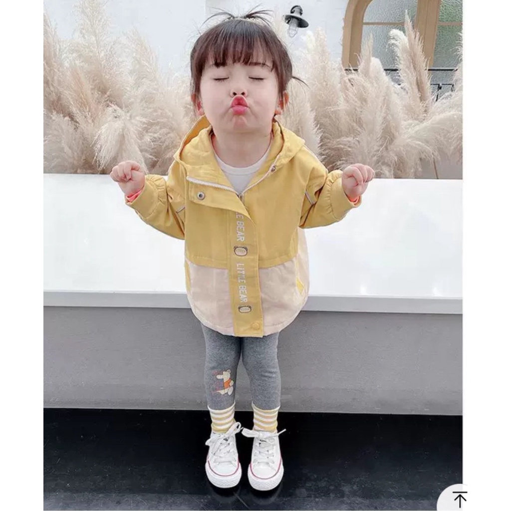 Áo chắn gió Bipu chất liệu kaki chắn gió tốt, mặt vải mịn đẹp