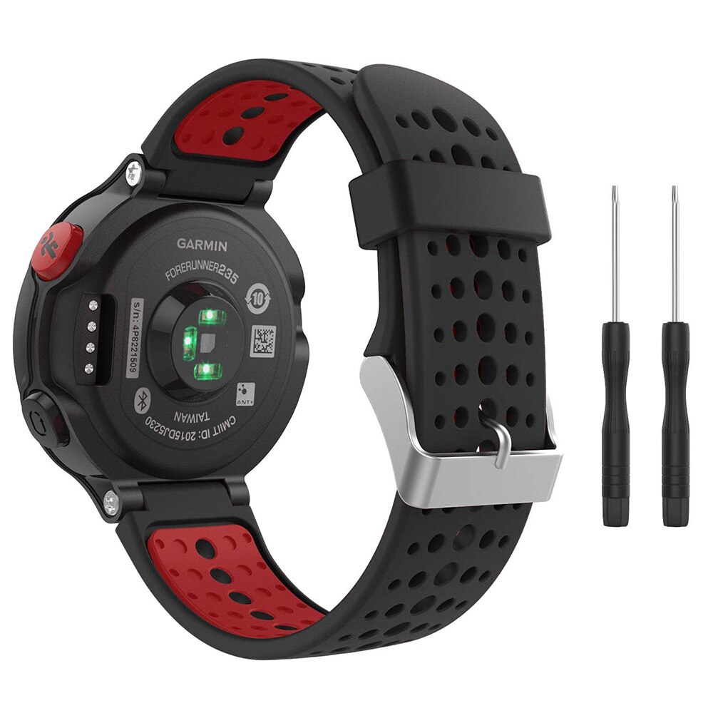 Dây Đeo Thay Thế Chất Liệu Silicon Màu Trơn Cho Garmin Forerunner 235