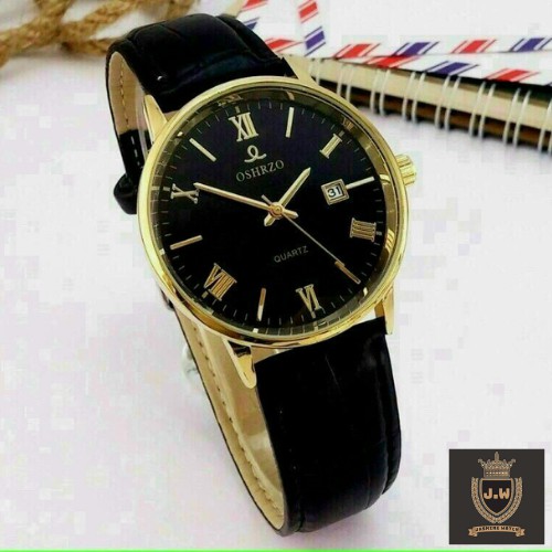 Đồng hồ nam dây da, đồng hồ đeo tay nam OSHRZO hàng chất lượng, giá siêu rẻ, thời trang công sở cho nam