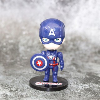 Trang trí Captain nhựa Chibi_Phụ kiện trang trí bánh sinh nhật