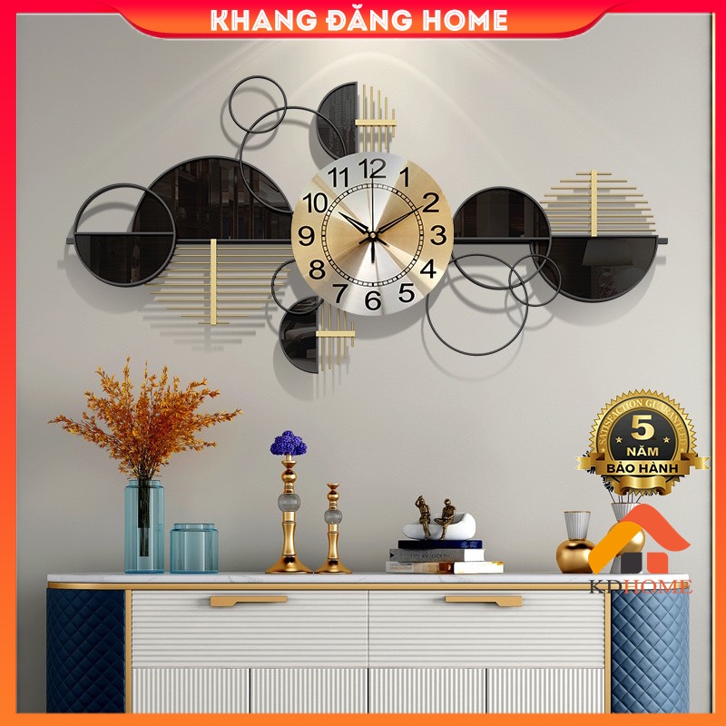 Đồng Hồ Treo Tường Trang Trí, Đồng Hồ Treo Tường Decor Sáng Tạo kD0046