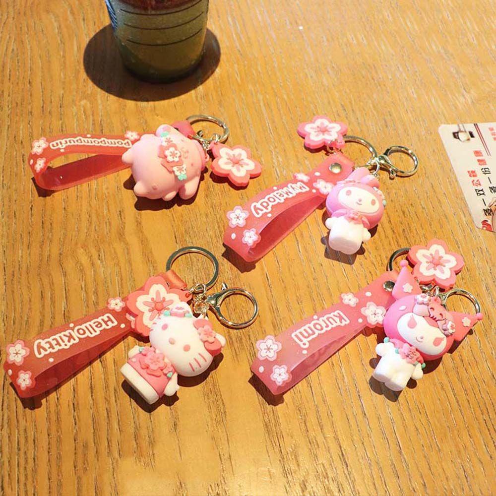 REBUY1 Móc Khóa Hình Kuromi Bằng PVC Phiên Bản Giới Hạn