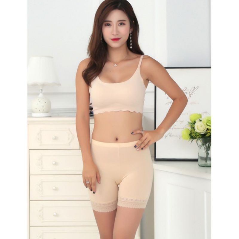 (CAM KẾT HÀI LÒNG 100%) Sét 2 Quần mặc Váy Cotton Chân Ren