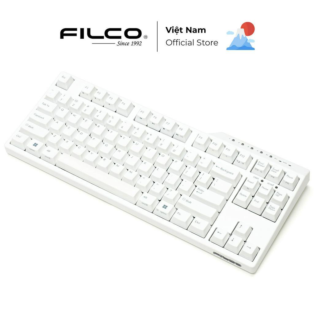 Bàn phím cơ Filco Majestouch Convertible 3 Hakua Fullsize/Tenkeyless - Hàng Chính Hãng