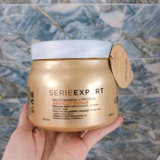 (Chính Hãng) Hấp Nhũ Vàng Loreal Siêu Phục Hồi Tóc Hư Tổn
