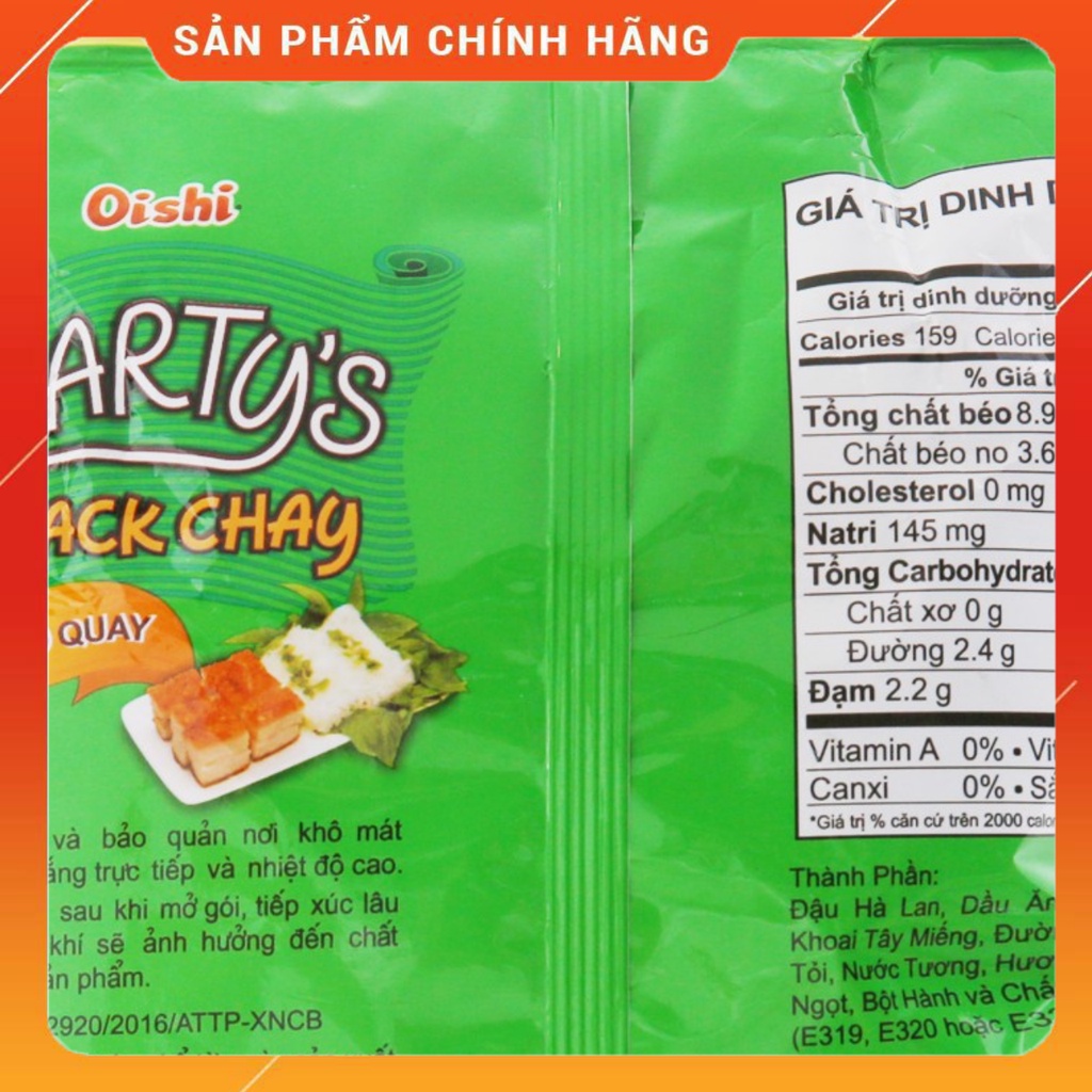 Bim Bim Snack Chay Vị Da Heo Oishi 35/40g-Ăn Vặt Sumo Snack