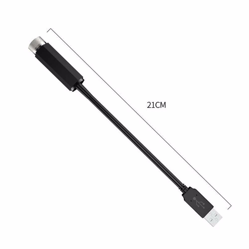 Đèn chiếu trời sao mini đầu cắm USB nhiều màu sắc cho xe hơi