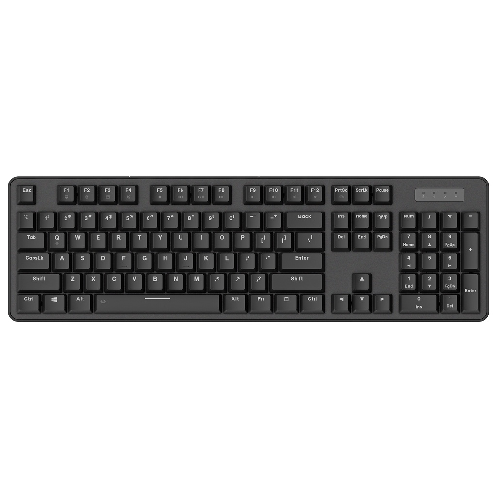 Bàn Phím Cơ Không Dây DAREU EK810G BLACK 104-KEYS