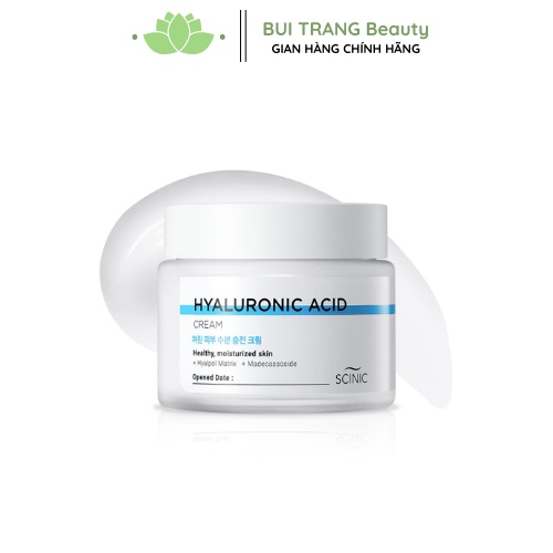 Kem dưỡng ẩm căng bóng da SCINIC Hyaluronic Acid Cream 80ml nội địa Hàn Quốc