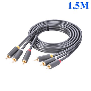 Freeship 99k tq_dây loa av 3 ra 3 dài 1,5m ugreen 10524