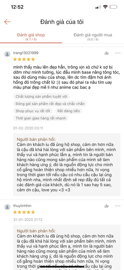 Thuốc nhuộm tóc màu tím phúc bồn tử