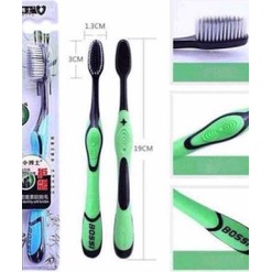 Bàn Chải Đánh Răng Than Tre Hoạt Tính BOSSI Siêu Mềm Giảm Ê Buốt Nhập Khẩu, Bàn chải đánh răng Hàn Quốc làm sạch tốt