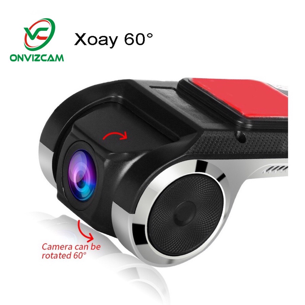 [BH 12 THÁNG - CHÍNH HÃNG] Camera hành trình ô tô ONVIZCAR U2 siêu nét Full HD 1080P - Tích hợp màn hình android