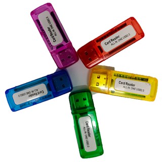 Card Reader - Đầu đọc thẻ nhớ Usb 2.0-hỗ trợ, MicroSD, SD, TF, MS micro,M2