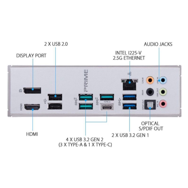 Bộ máy tính bàn ATX Intel I7 10700K Main Asus Prime Z490-A | BigBuy360 - bigbuy360.vn
