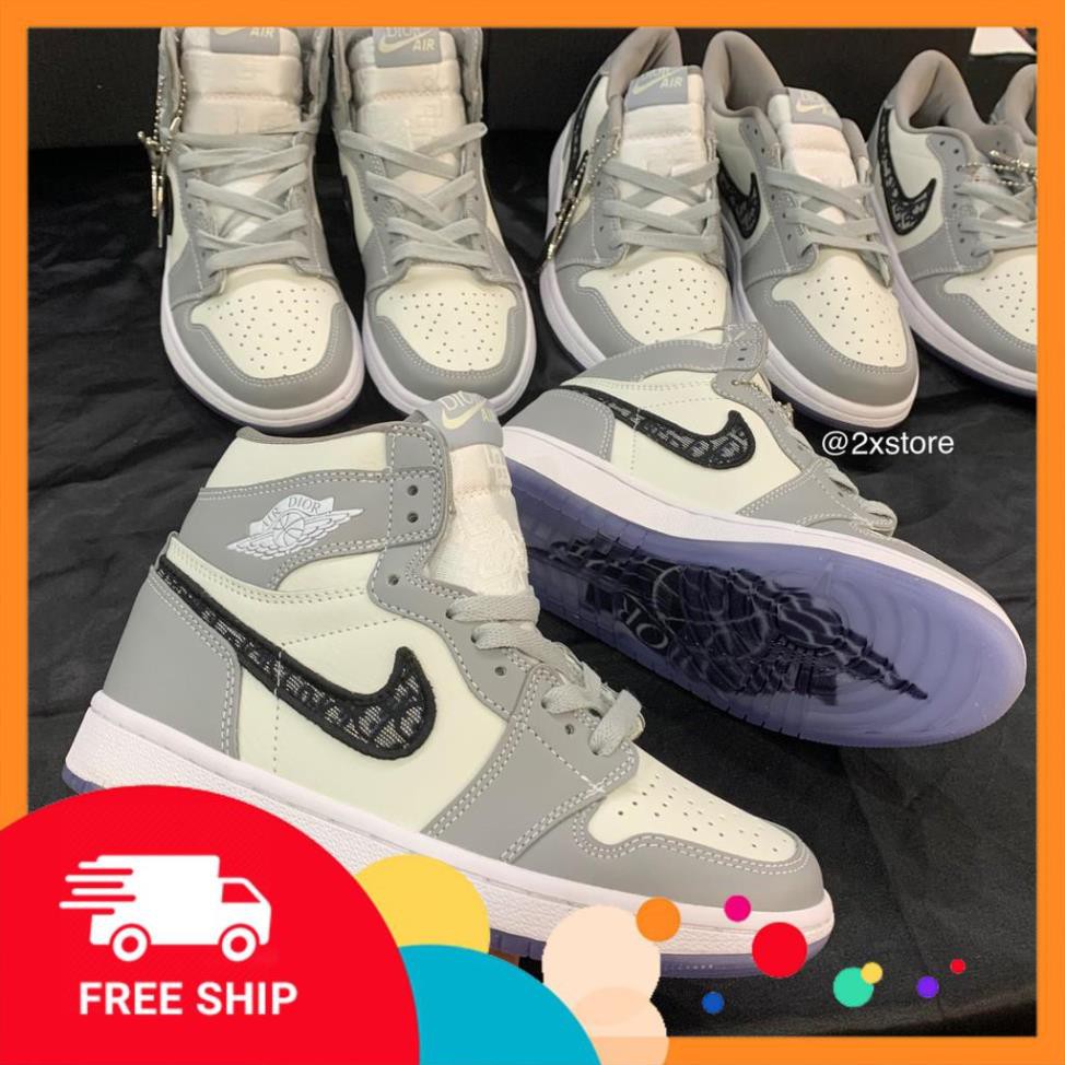 [FREESHIP- BẢO HÀNH 1 Năm THÁNG] Hàng Đẹp Có Sẵn Giày Thể Thao Nam Nữ JD Cao Cổ đế trong up 1