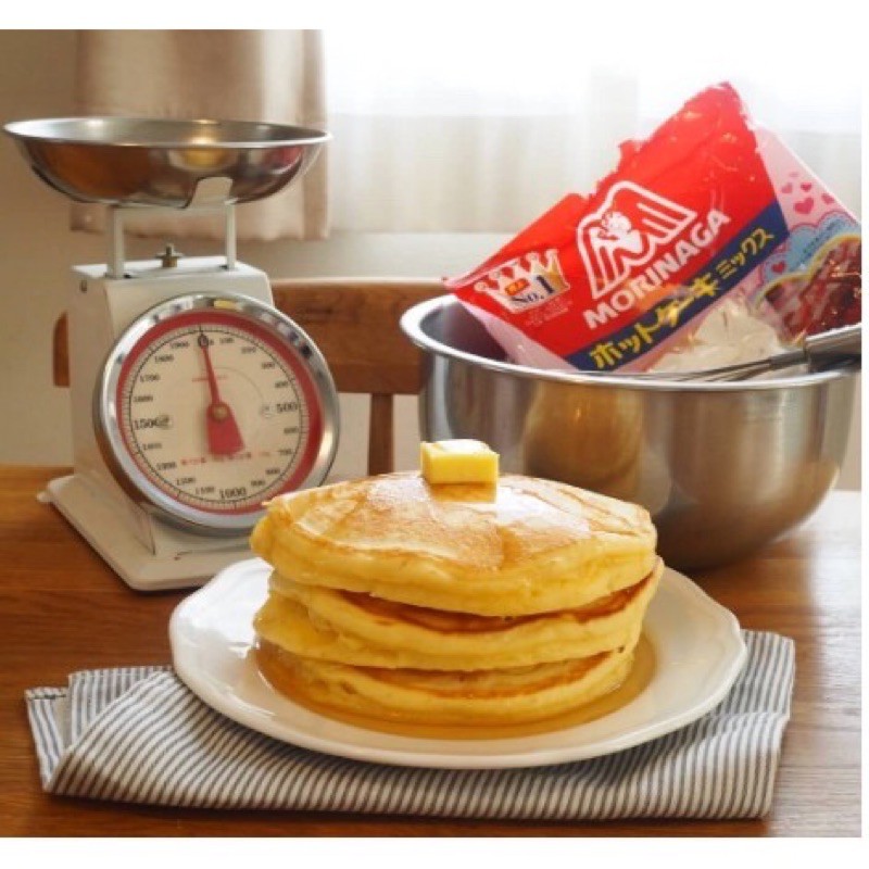 DATE 6/2023) Bột làm bánh Morinaga 600g/ 200g/ 150g làm bánh Pancake, bánh rán Đoremon cho bé