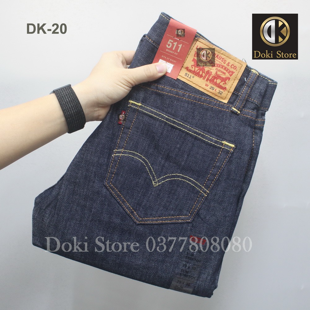 Quần Jean Nam Màu Xanh Xám, Phom Trẻ Trung, Ôm Vừa, Có Giãn Thoải Mái - DOKI DK-20 | BigBuy360 - bigbuy360.vn