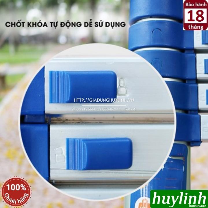 Thang nhôm rút đôi chữ A Nikawa NK-50AI PRI - 5 mét - Có bánh xe