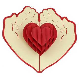 THIỆP CƯỚI - THIỆP SINH NHẬT - THIỆP 3D - TRÁI TIM TÌNH YÊU