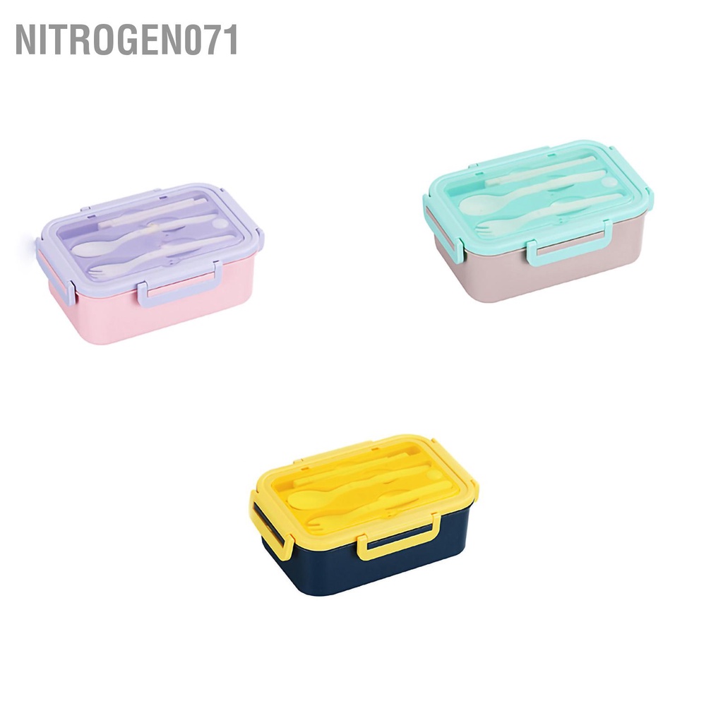 Hộp cơm Bằng PP Cấp Thực Phẩm Sức Chứa Lớn Thiết Kế Chia Ngăn Tiện Dụng Cho Học Sinh