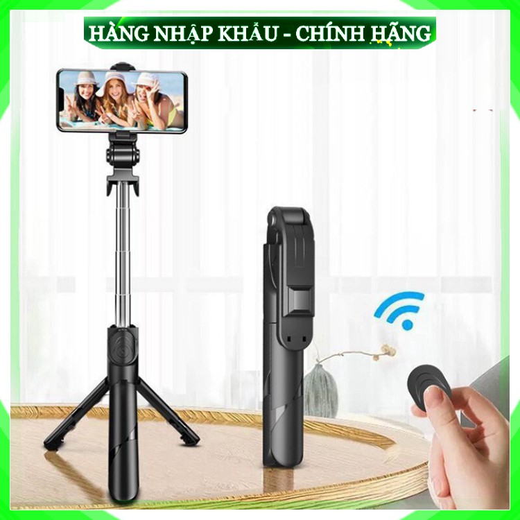 Gậy Chụp Ảnh Tự Sướng 3in1 có Bluetooth ,3 Chân Đa Năng, Chụp Hình, Giá đỡ điện thoại livestream