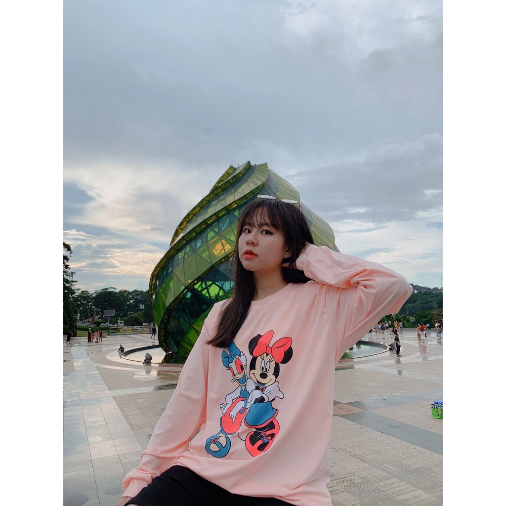 ÁO THUN TAY DÀI IN 3D HOẠT HÌNH SIÊU XINH