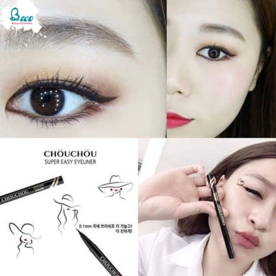 Kẻ Mắt Siêu Mảnh Chou Chou Super Easy Eyeliner Brush (0.5g)