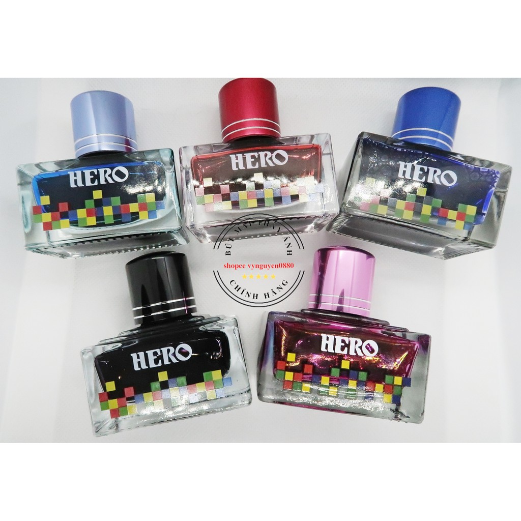 Mực Hero dung tích 40ml không lem không cặn