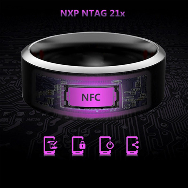 Nhẫn Đeo Tay Thông Minh Nfc Đa Chức Năng