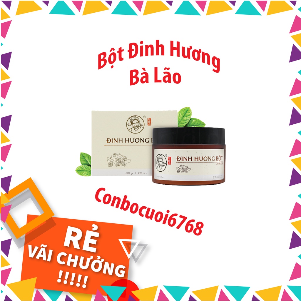 [New] Bột Đinh Hương Bà Lão - Sạch nhờn sạch mụn sáng da