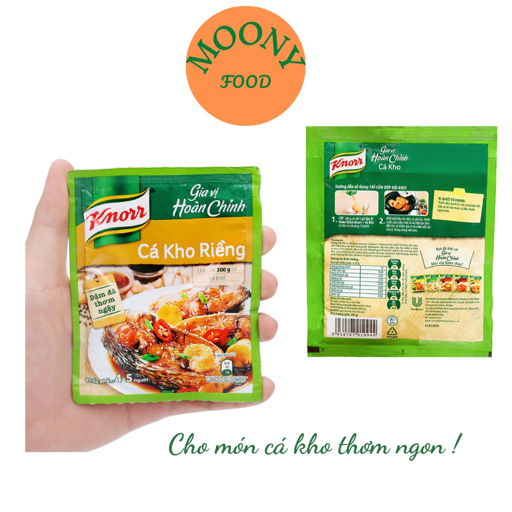 Gia Vị Hoàn Chỉnh Cá Kho Riềng Knorr gói 28G