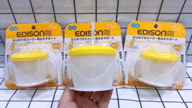 CỐC TẬP UỐNG 3 GIAI ĐOẠN EDISON MAMA