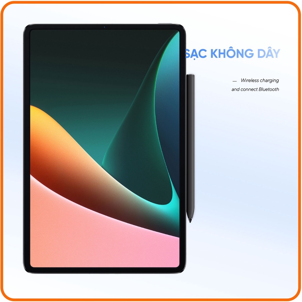 Bút cảm ứng cho Xiaomi Pad 5 - Chức năng tì tay và cảm ứng lực nhấn. Kết nối Bluetooth. SP Mới BH 1 Năm