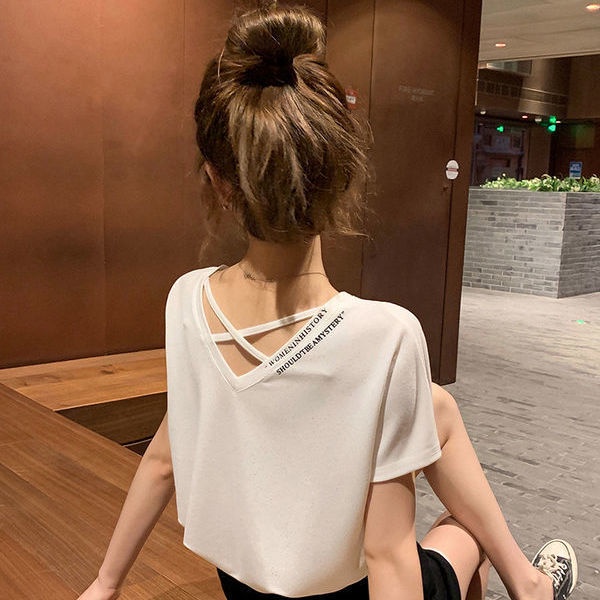 S18246 Áo thun ngắn tay nữ hè hàng nhập