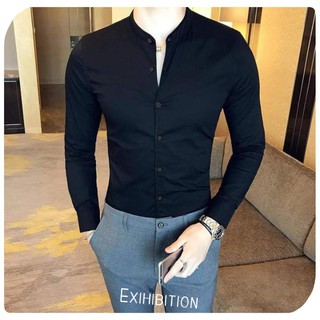 ÁO SƠ MI NAM CỔ TÀU VẢI MỀM MỊN CHỐNG XÙ BODY Siêu Sale