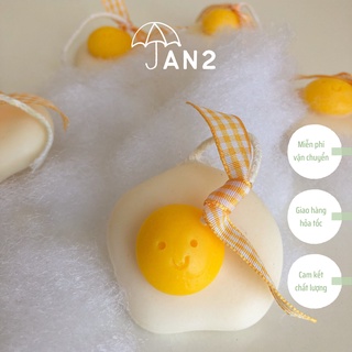 Nến trứng ốp la nến hình quả trứng phong cách Hàn Quốc Omellete Candle | JAN2DECOR