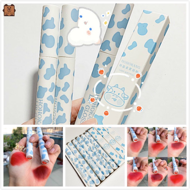 [Hàng mới về] Son môi nhung lì không dễ phai dành cho nữ sinh 6 màu tùy chọn