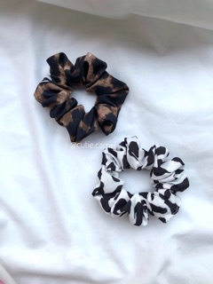 Scrunchies Hoạ Tiết Da Báo