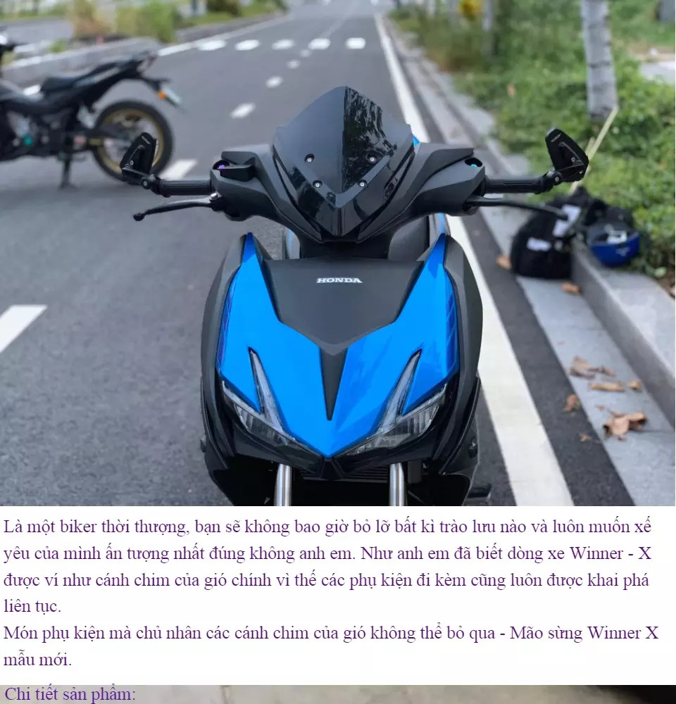 Mão Winner X kiểu Z1000 siêu chất - Sản Phẩm Chất Lượng Gian Hàng Uy Tín Giá Cả Cực Tốt Mua Ngay.