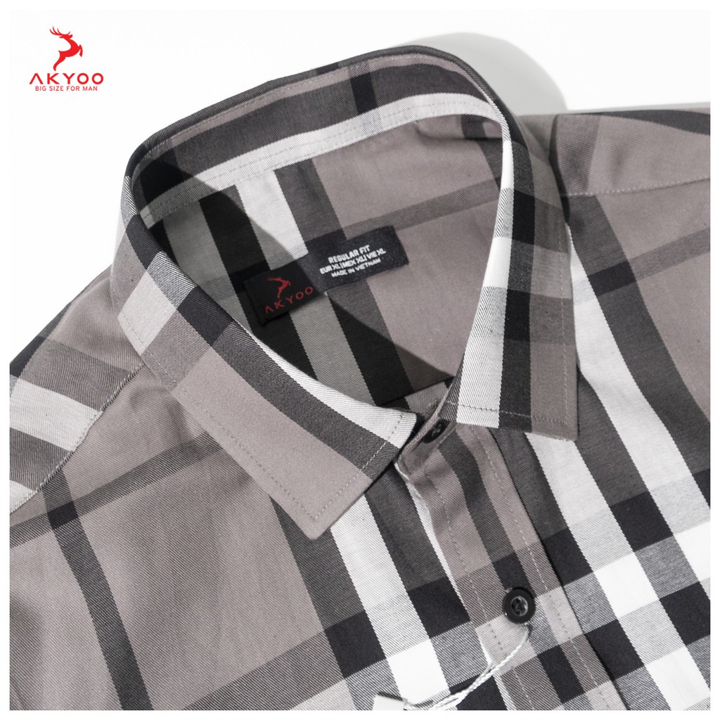 Áo Sơ Mi Nam Ngoại Cỡ, Áo sơ mi burberry cotton, sơ mi burberry cỡ lớn, sơ mi burberry bigsize từ 80-140KG | BigBuy360 - bigbuy360.vn