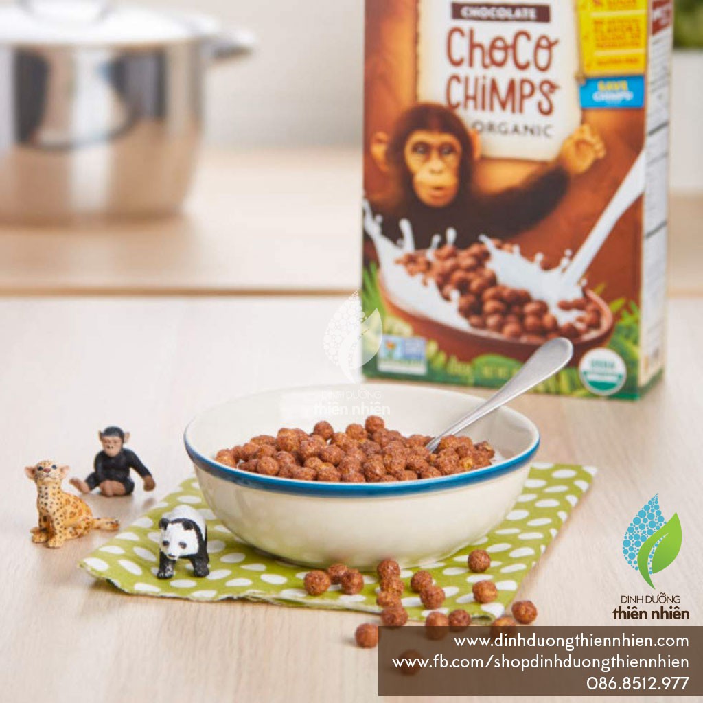 Ngũ Cốc Hữu Cơ Cho Bé Nature's Path EnviroKidz Organic Chocolate Coco Chimps, Chocolate Koala Crisp, Berry Blast Cheetah