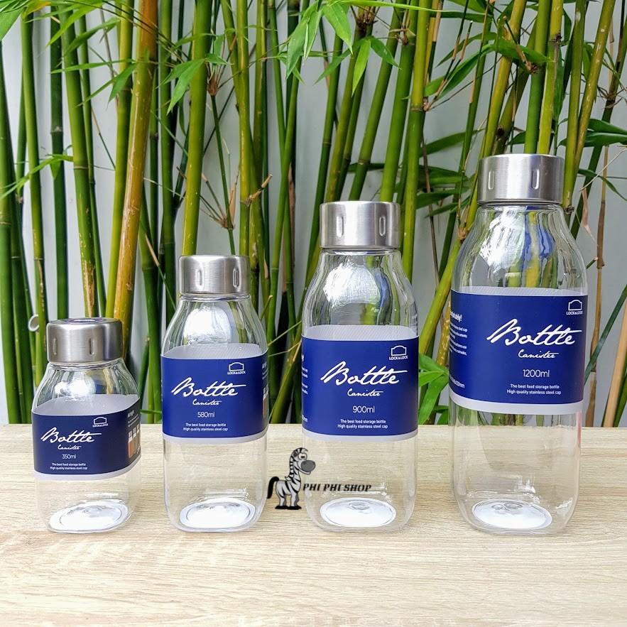Bình nhựa tritan đựng thực phẩm có lưới lọc chắt nước hay rắc Lock&Lock Canister HTE550 HTE551 HTE552 HTE553