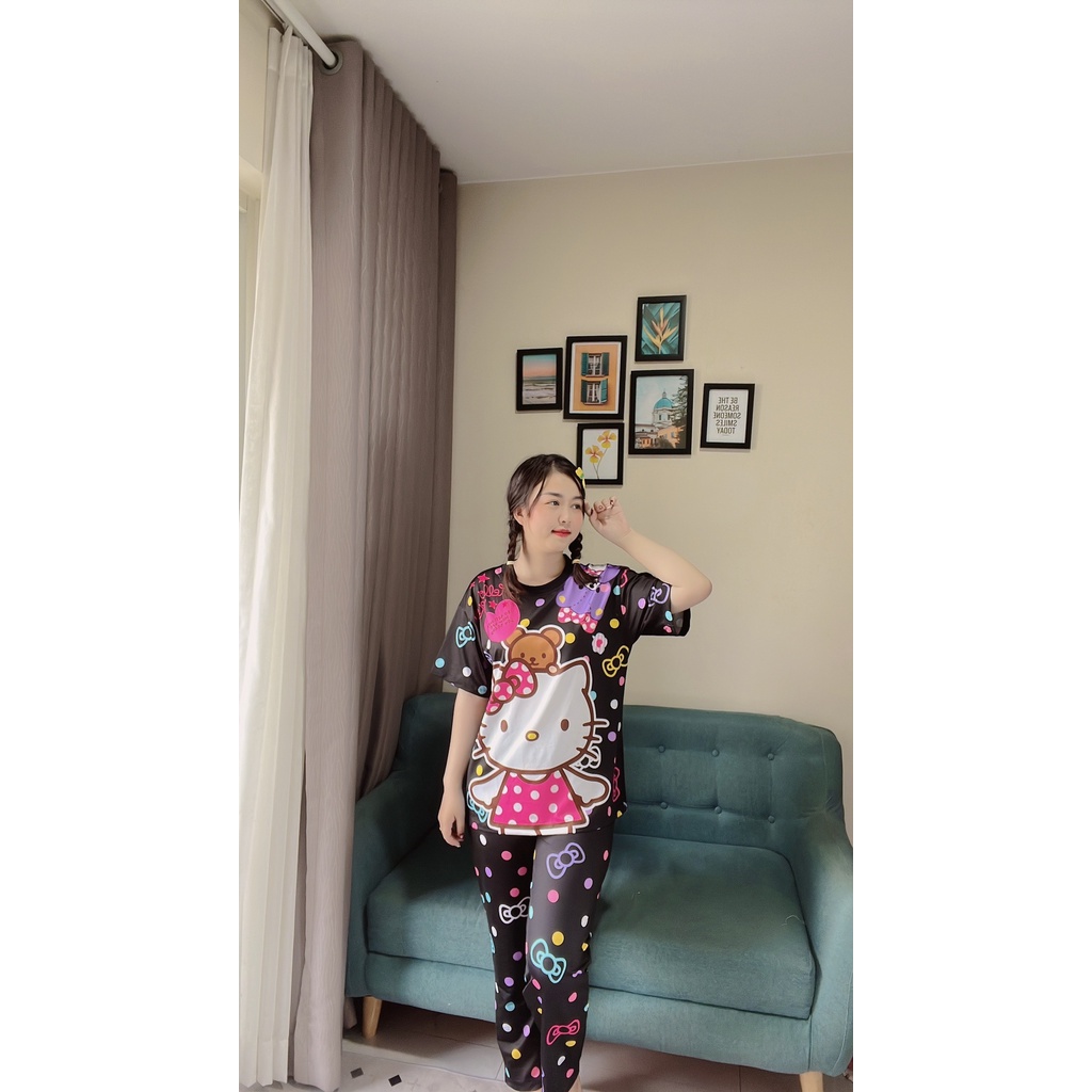 ĐỒ NGỦ PIJAMA THUN LẠNH 3D TNQD BOO BOO