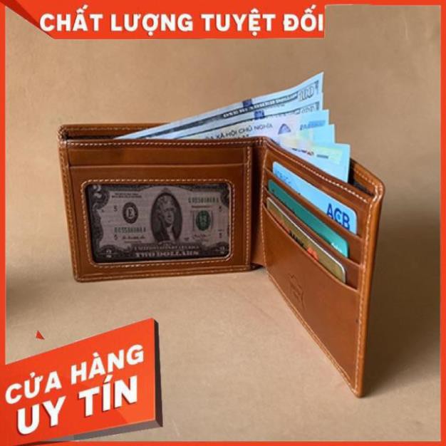 [ Da Cao Cấp 100% ] Ví Nam Chất Liệu Da Bò Cao Cấp VB24 | BigBuy360 - bigbuy360.vn