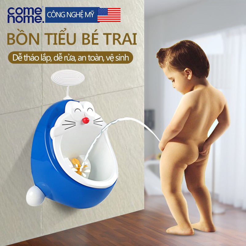 trai bồn tiểu mini bệ vệ sinh trẻ em bô tiểu bé trai hình Doraemon thiên thần cho bé 12 tháng tuổi trở lên MA19