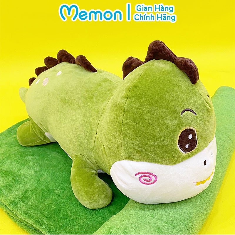Gối Mền Chăn Văn Phòng Hình Khủng Long Cao Cấp Memon